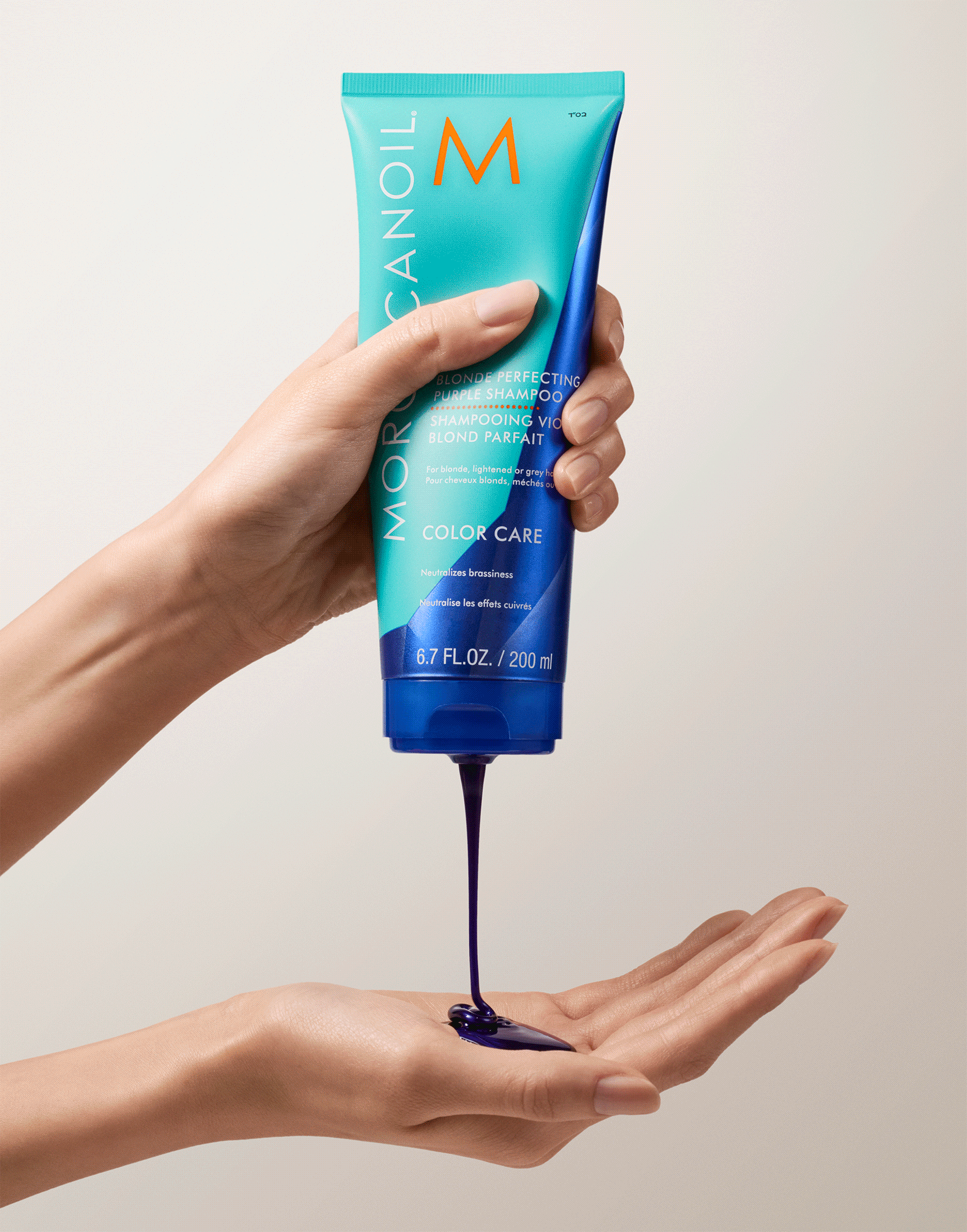 Champú violeta perfeccionador del rubio