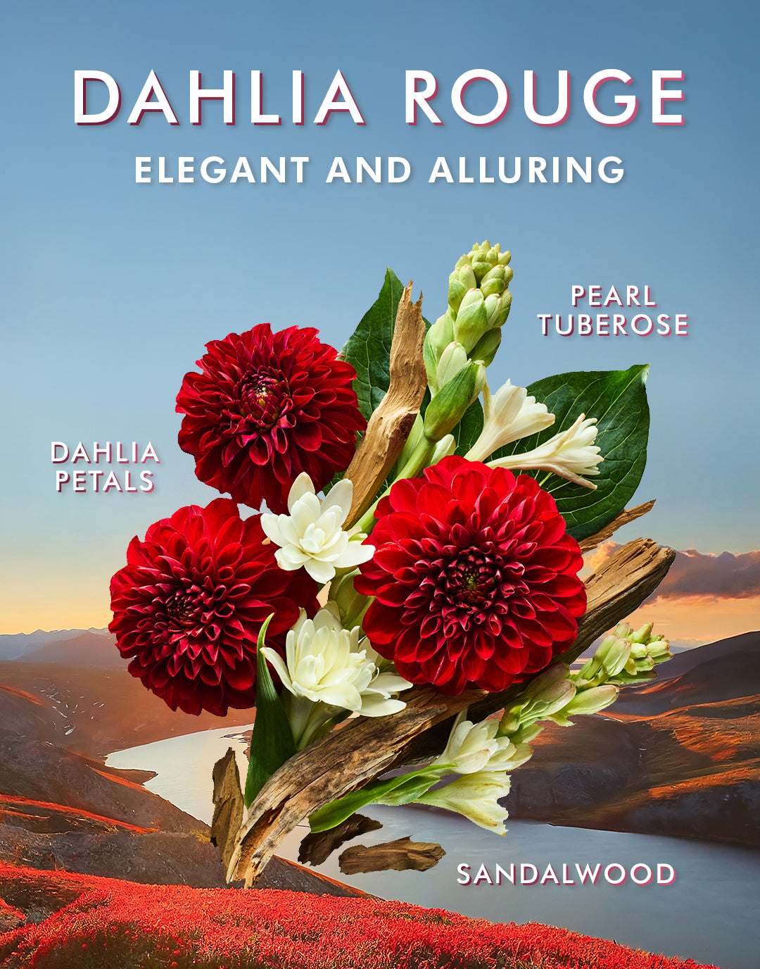 Dahlia Rouge kit de cuidado de manos