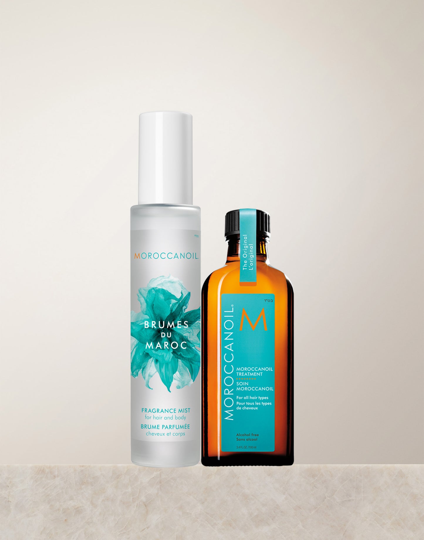 Tratamiento Moroccanoil + Bruma perfumada para cabello y cuerpo (Con un valor de 82.50)