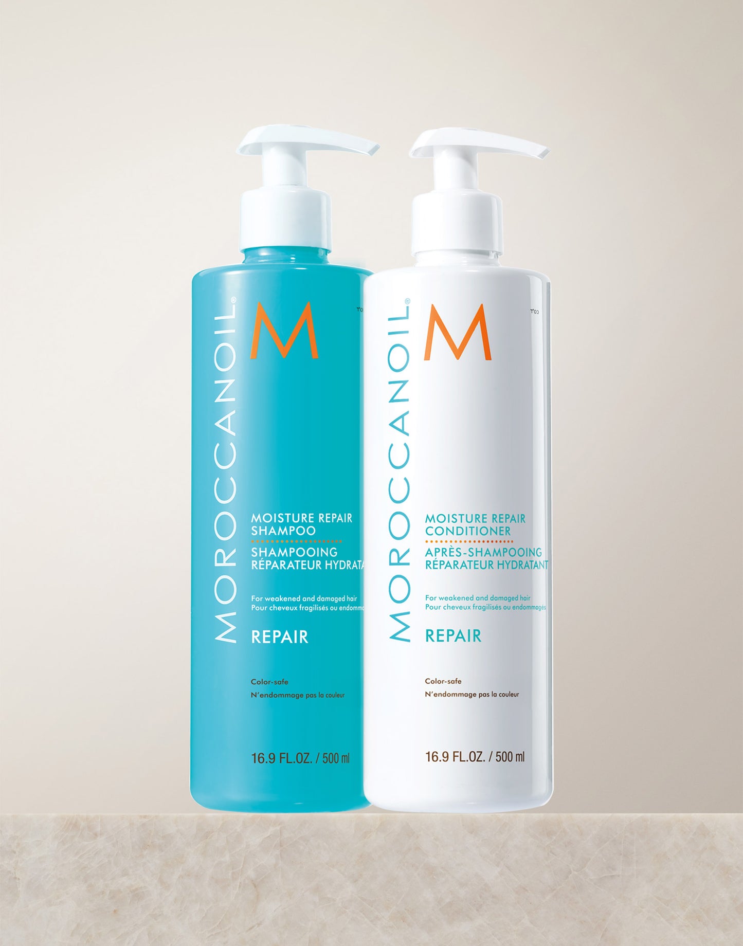 Conjunto de medio litro de Acondicionador y Champú Reparador (2x500ml) (Con un valor de €102.20)