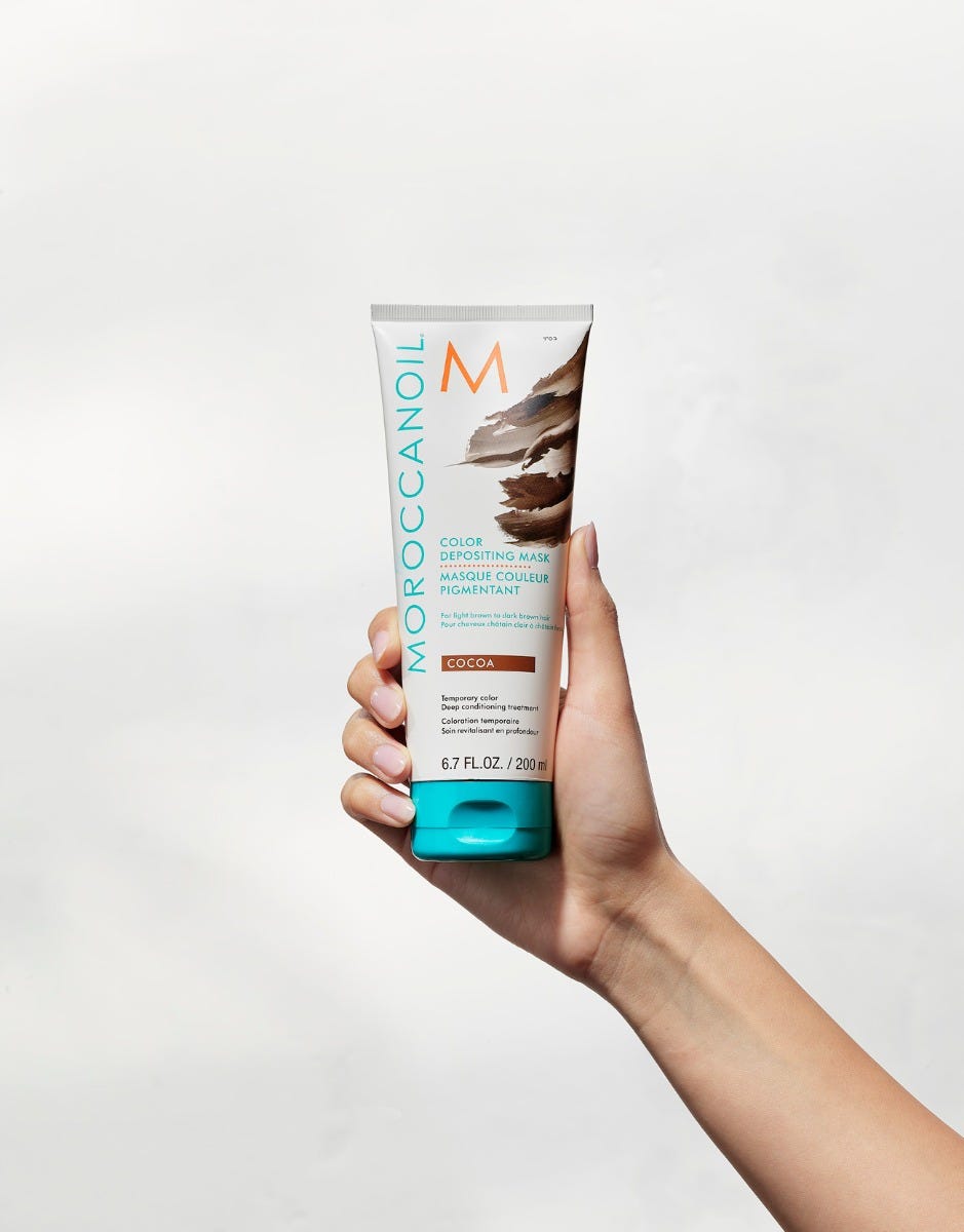 Mascarilla con Color: Cacao