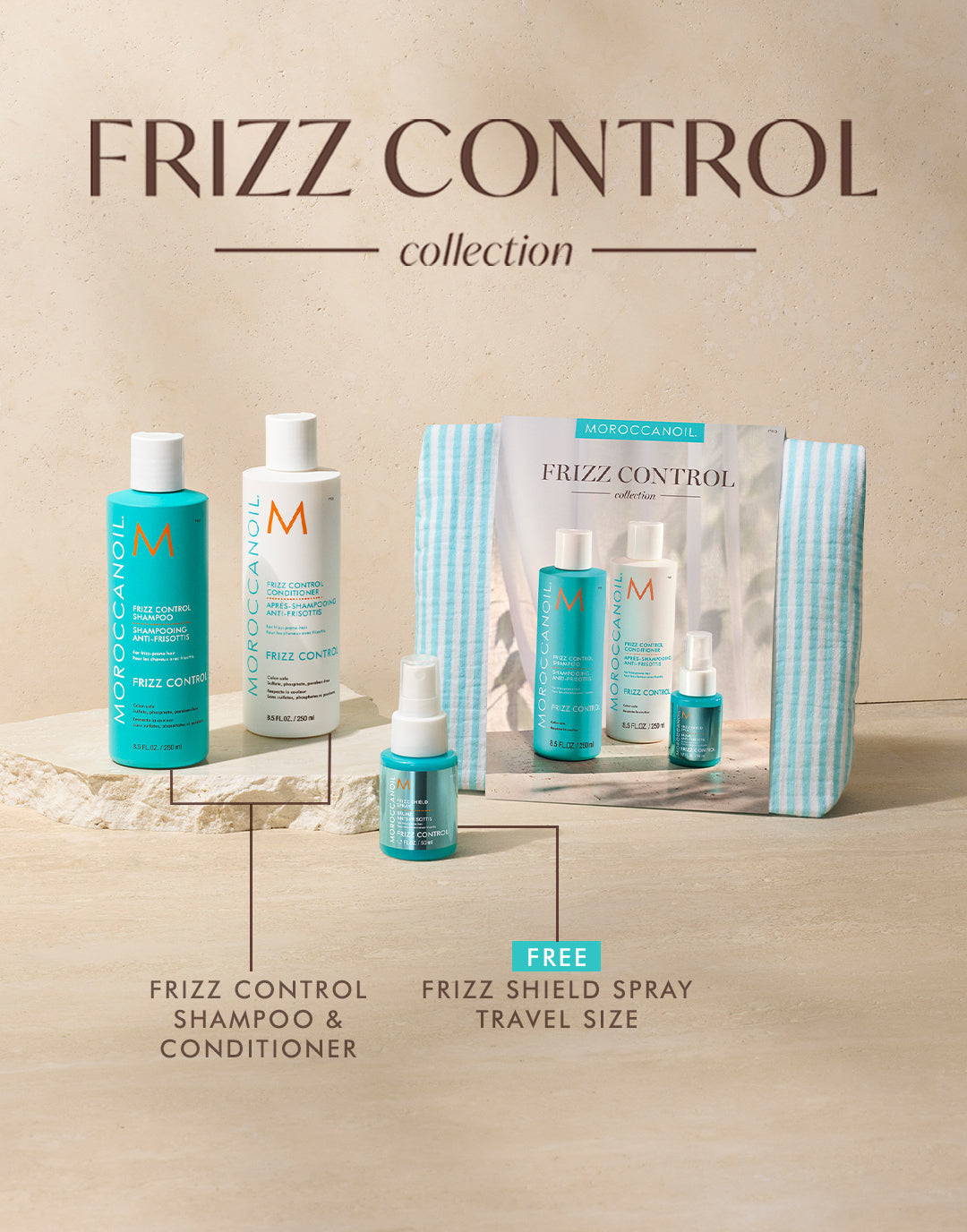 Kit frizz control para primavera
