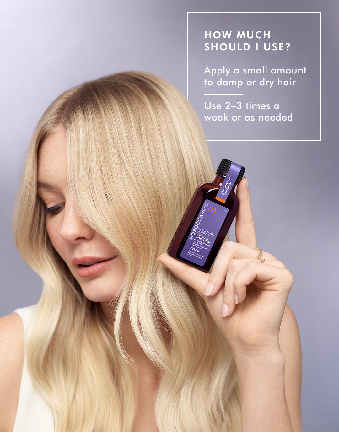 Tratamiento violeta de Moroccanoil