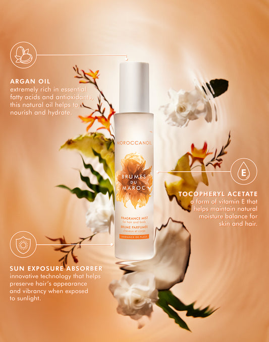 Bruma perfumada para el cabello y el cuerpo Ambiance de Plage