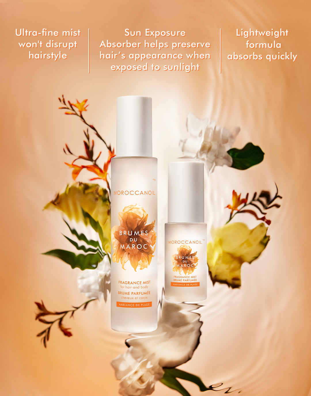 Bruma perfumada para el cabello y el cuerpo Ambiance de Plage