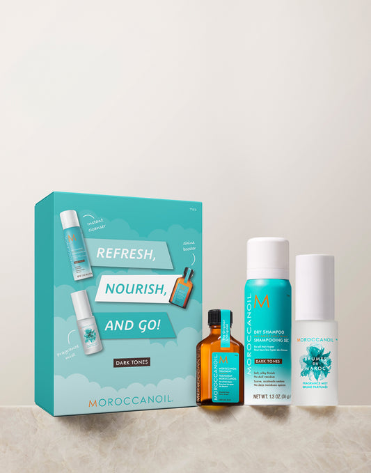 Refrescar, nutrir, ¡y listo! - Cabello Oscuro