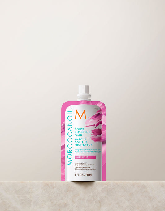 Mascarilla con Color: Hibiscus