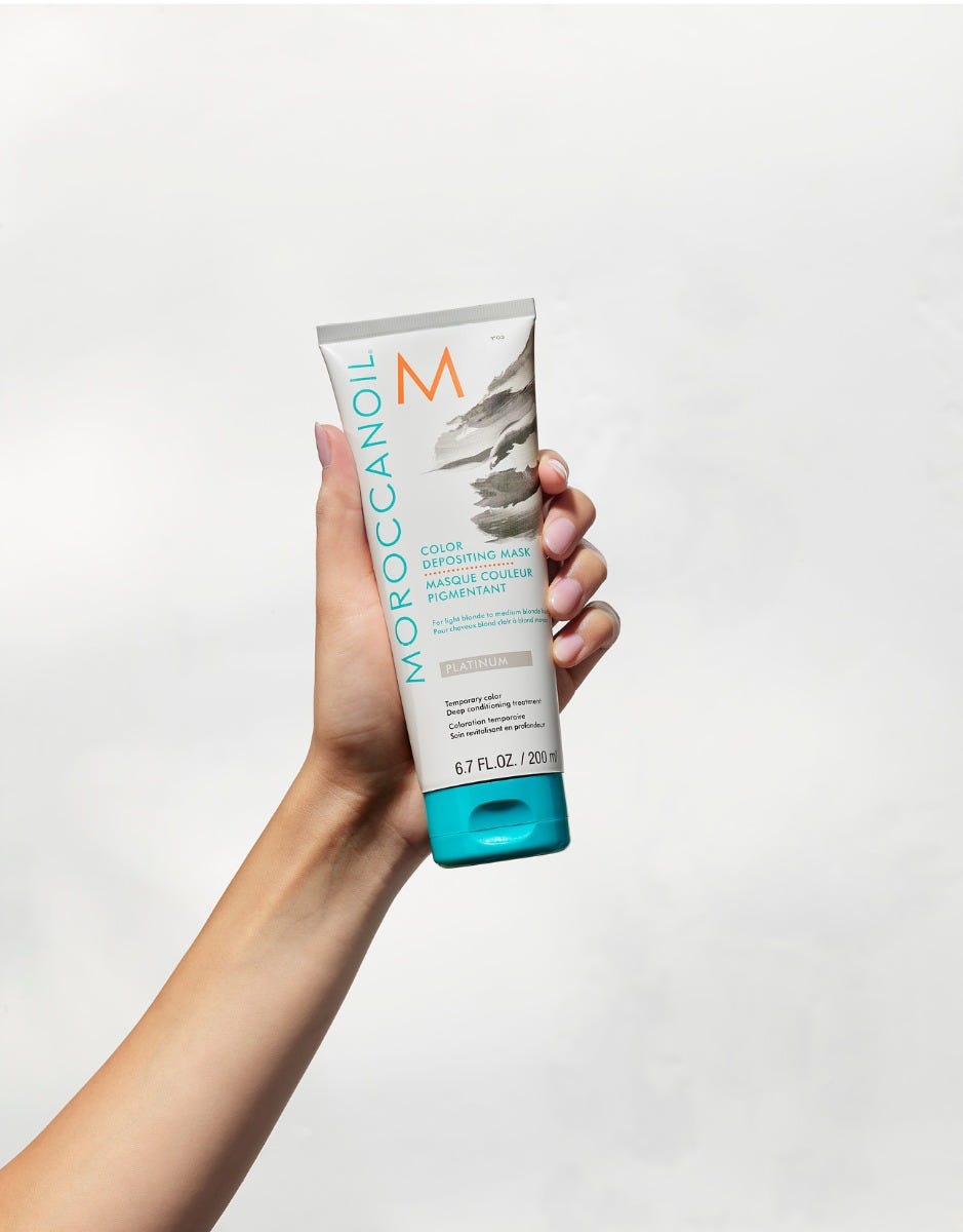 Mascarilla con Color: Platinum