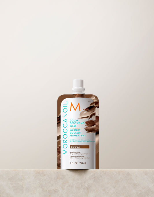 Mascarilla con Color: Cacao